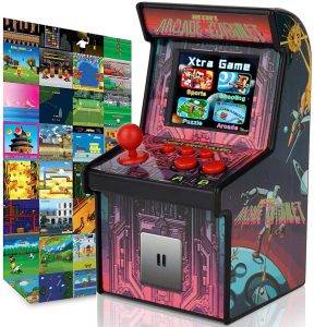 My Arcade Micro Player Mini Arcade Machine: Rolling Thunder Video Game, Fully Playable, 6.75 Inch Collectible, Color Display, Speaker, Volume Buttons, Headphone Jack, Battery or Micro USB Powered