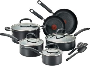 12-Piece T-fal Black C561SC